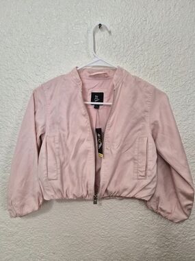 art class Light Pink Bomber Jacket for Kids